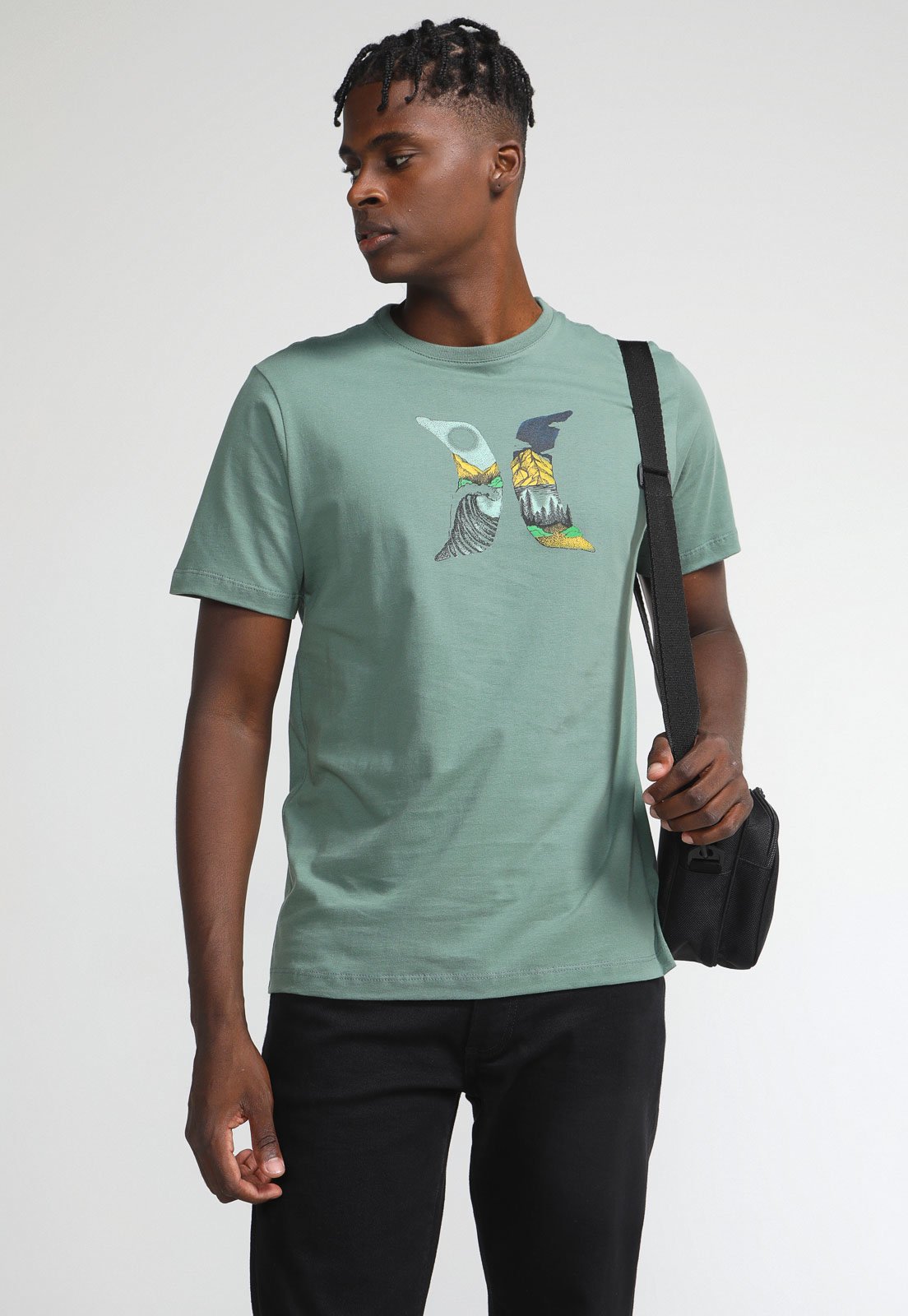 Camiseta Hurley Landscape Verde Compre Agora Kanui Brasil