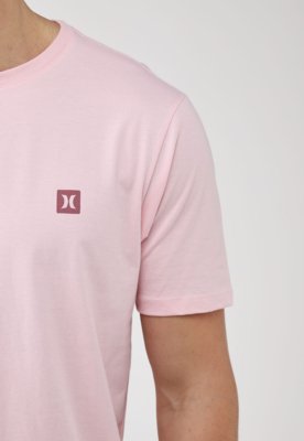 Camiseta Hurley Silk Mini Icon II Rosa