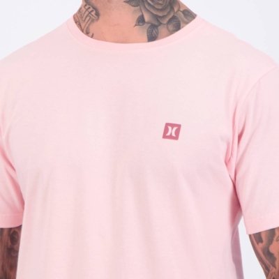 Camiseta Hurley Silk Mini Icon II Rosa