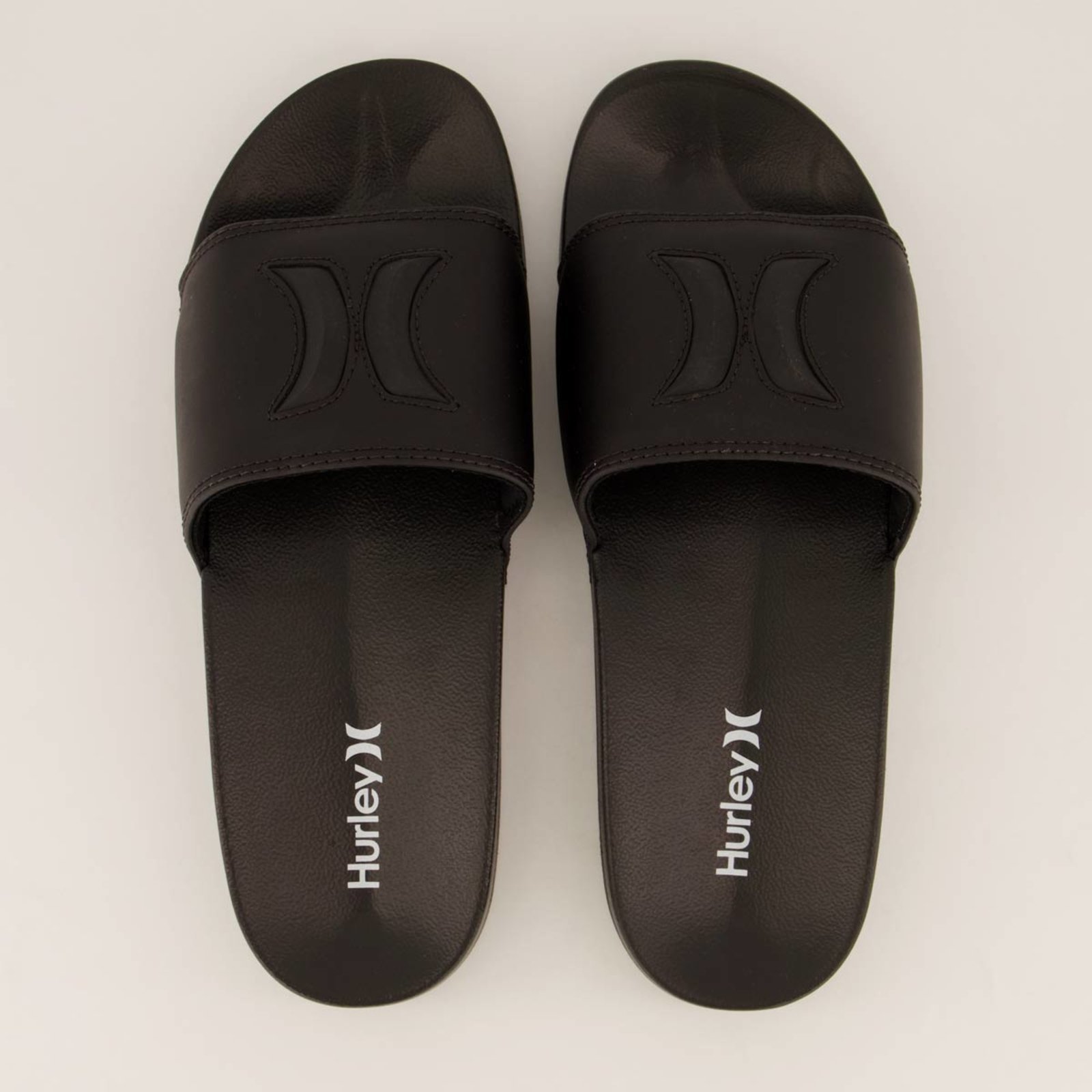 Chinelo Hurley Slide Icon 2 Preto