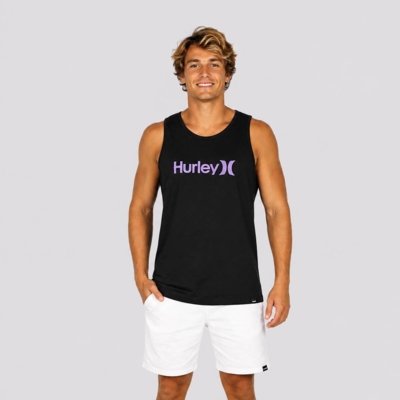 Regata Hurley Silk O&O Solid Preta e Roxa