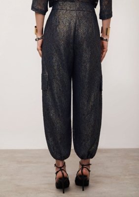 Calça Iódice Cargo Alta Azul