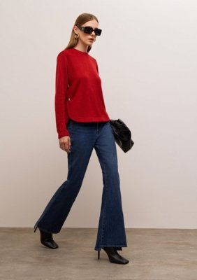 Calça Iódice Flare Alta - Azul