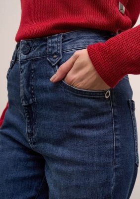 Calça Iódice Flare Alta - Azul