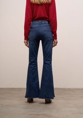 Calça Iódice Flare Alta - Azul
