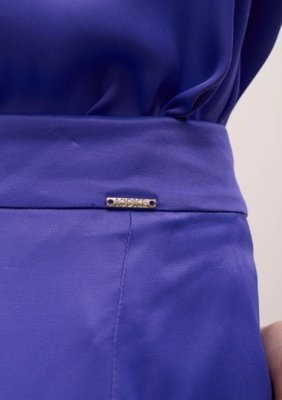 Calça Iódice Reta Alta - Azul