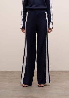 Calça Iódice Reta Alta - Azul