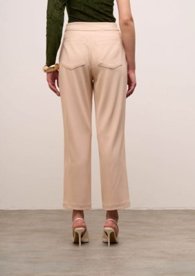 Calça Iódice Reta Alta - Off-white
