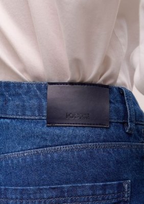 Calça Iódice Reta Média - Azul