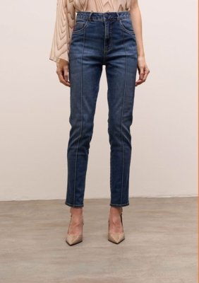 Calça Iódice Skinny Alta - Azul