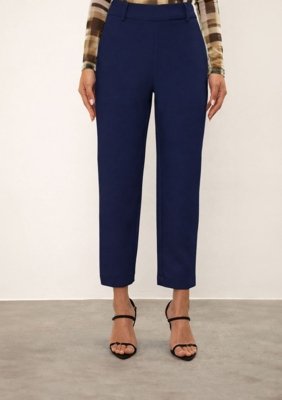 Calça Iódice Slim Alta - Azul