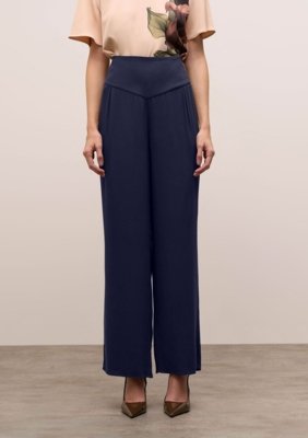 Calça Iódice Wide Alta - Azul
