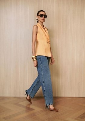 Calca Jeans Wide Leg Origine - Azul