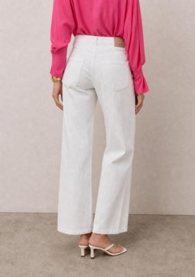 Calça Reta Alta - Branco