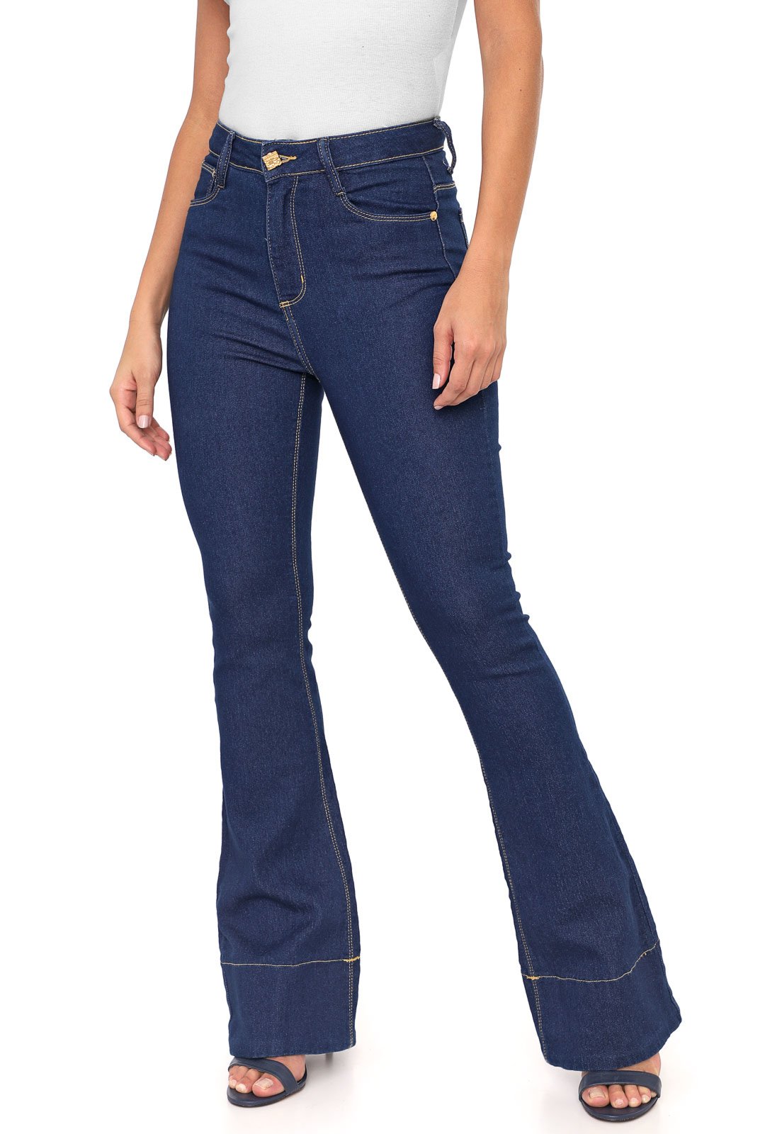 Calça jeans azul hot sale indigo