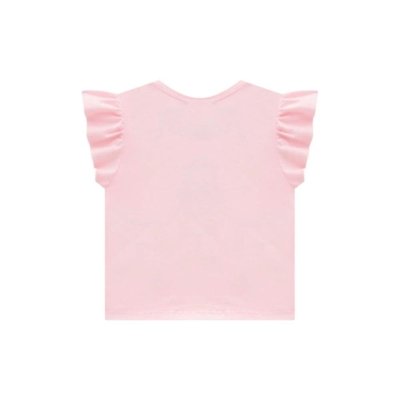 Blusa Menina Estampado Rosa Infanti 1 Rosa