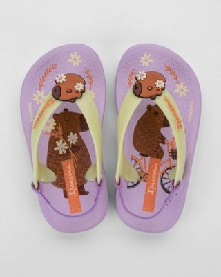 Chinelo Bebê Ipanema Capivara Roxo