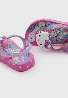 Chinelo Infantil Ipanema Hello Kitty Rosa