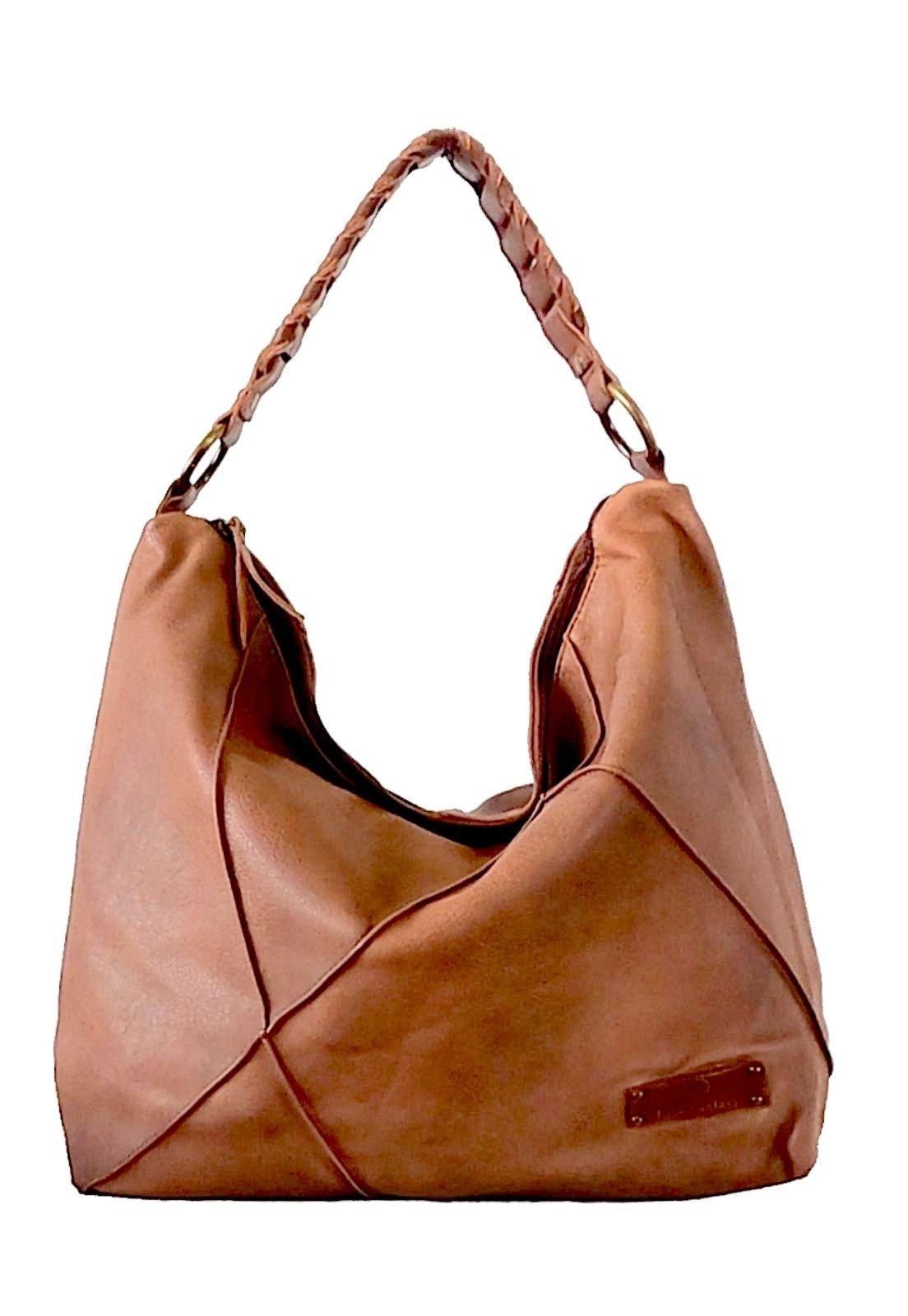 brown hobo shoulder bolsa