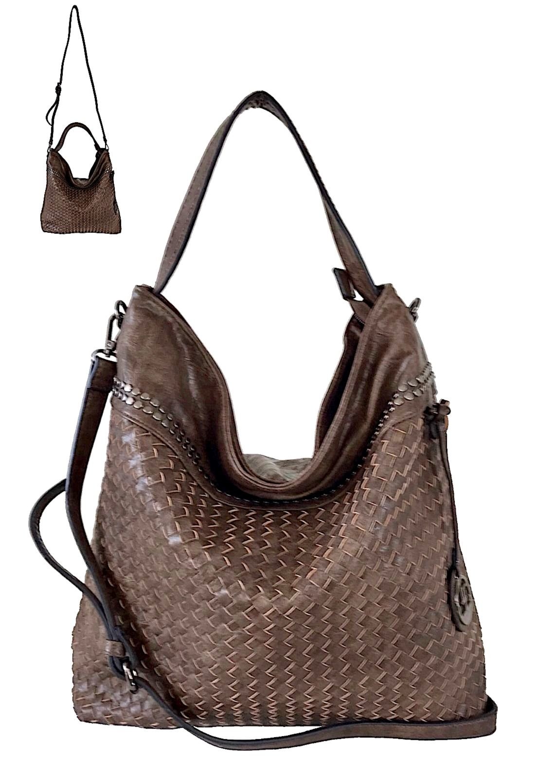 snakeskin hobo bolsa