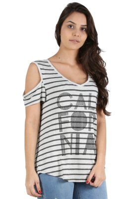 T-Shirt It's & Co California 1206 Mescla Claro Menor preço em T-Shirt It's & Co California 1206 Mescla Claro