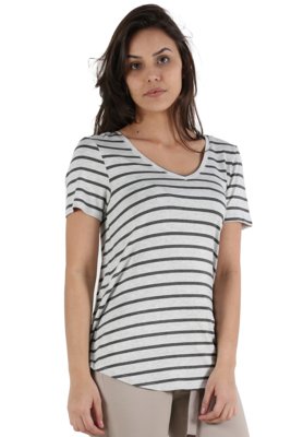 T-Shirt It's & Co Lily 1206 MESCLA CLARO Menor preço em T-Shirt It's & Co Lily 1206 MESCLA CLARO