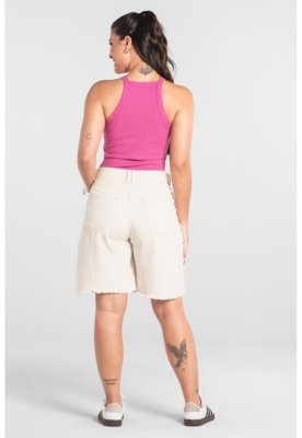 Regata Adulto Ribana Canelada Just Basic Roxo