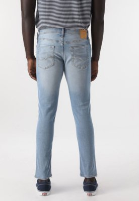 Calça Jeans Jack & Jones Reta Mike Azul