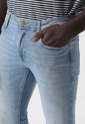 Calça Jeans Jack & Jones Reta Mike Azul