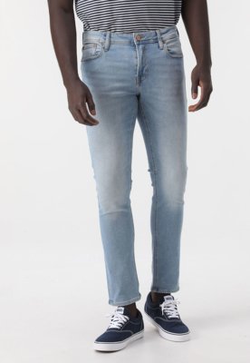 Calça Jeans Jack & Jones Reta Mike Azul