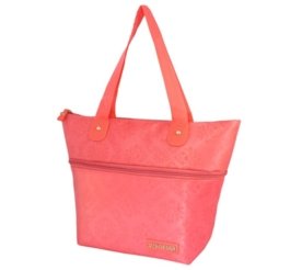 Bolsa Expansivel Tam. P Damasco Jacki Design Essencial II Salmão Menor preço em Bolsa Expansivel Tam. P Damasco Jacki Design Essencial II Salmão