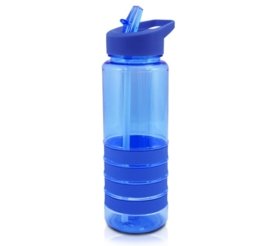 Garrafa Squeeze com Canudo Retrátil 750ml Jacki Design Fitness Azul Menor preço em Garrafa Squeeze com Canudo Retrátil 750ml Jacki Design Fitness Azul