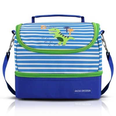 Lancheira Térmica com 2 compartimentos Infantil Dinossauro Jacki Design Pequeninos Azul Menor preço em Lancheira Térmica com 2 compartimentos Infantil Dinossauro Jacki Design Pequeninos Azul