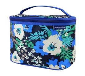 Menor preço em Necessaire Frasqueira Estampada Tam. G Jacki Design Miss Douce Azul Floral