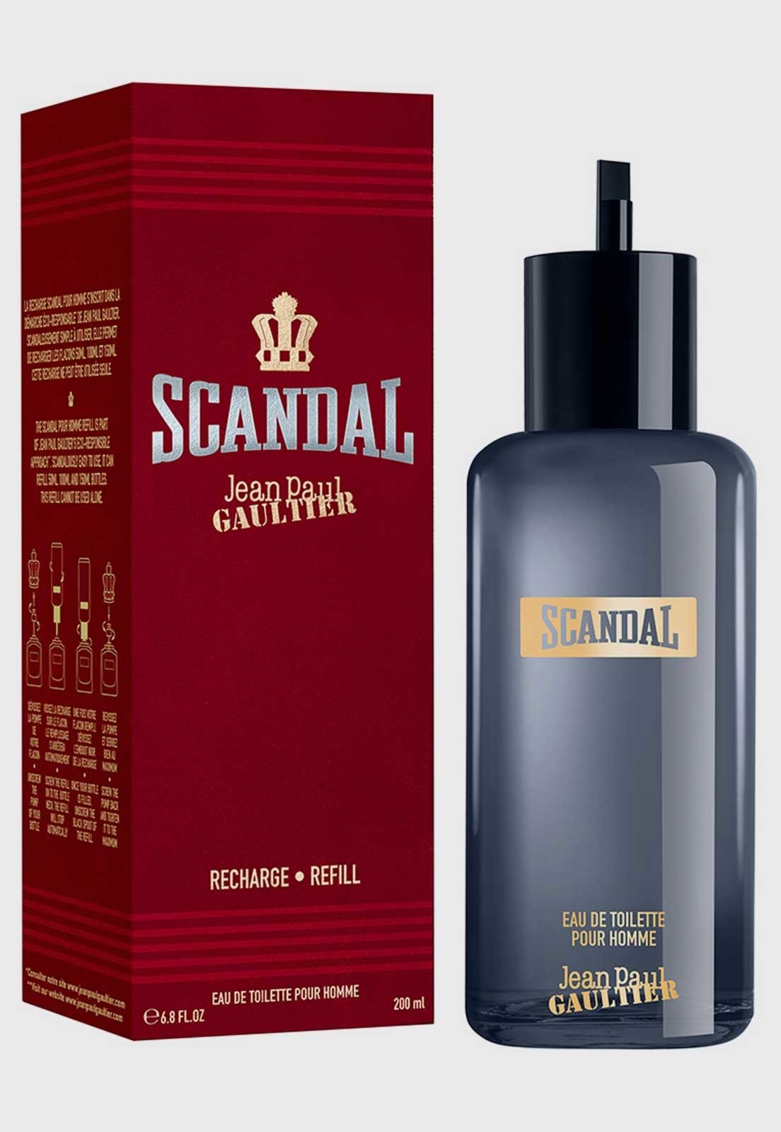 Perfume Scandal Pour Homme Refil Edt Jean Paul Gaultier Masc 200 Ml Compre Agora Dafiti Brasil 