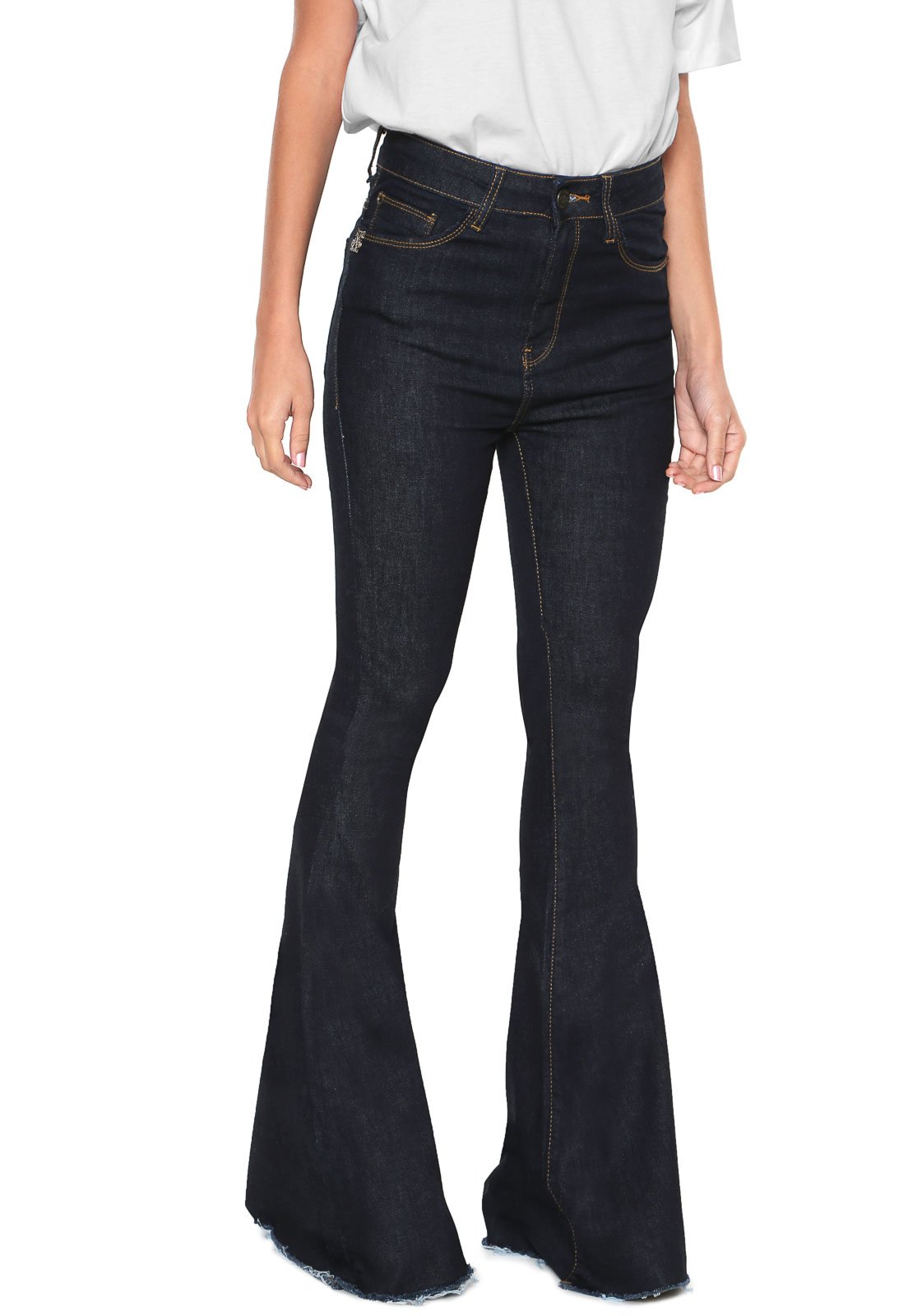 Calça jeans flare cheap john john