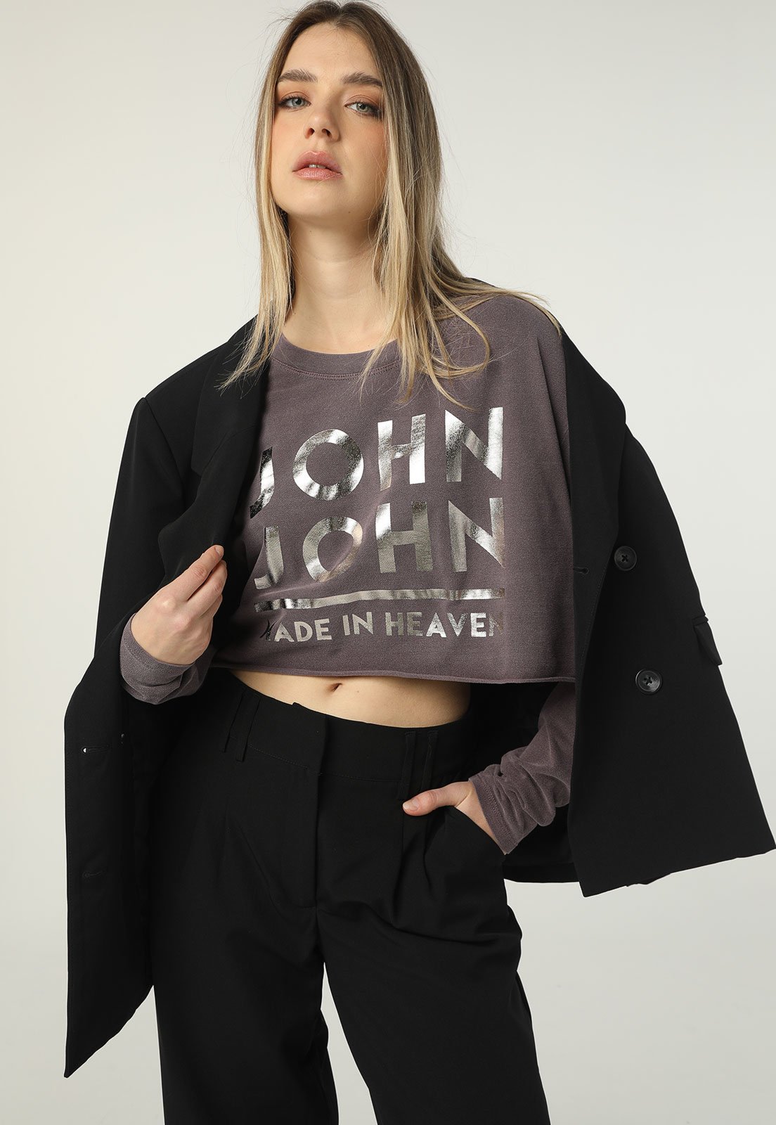 Camiseta John John jj Line Feminina Roxa em Promoção na Americanas