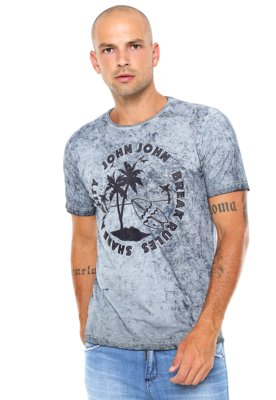 Camiseta John John Broken Preta - Compre Agora