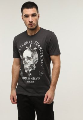 Camiseta John John Caveira Greek - 100% Algodão