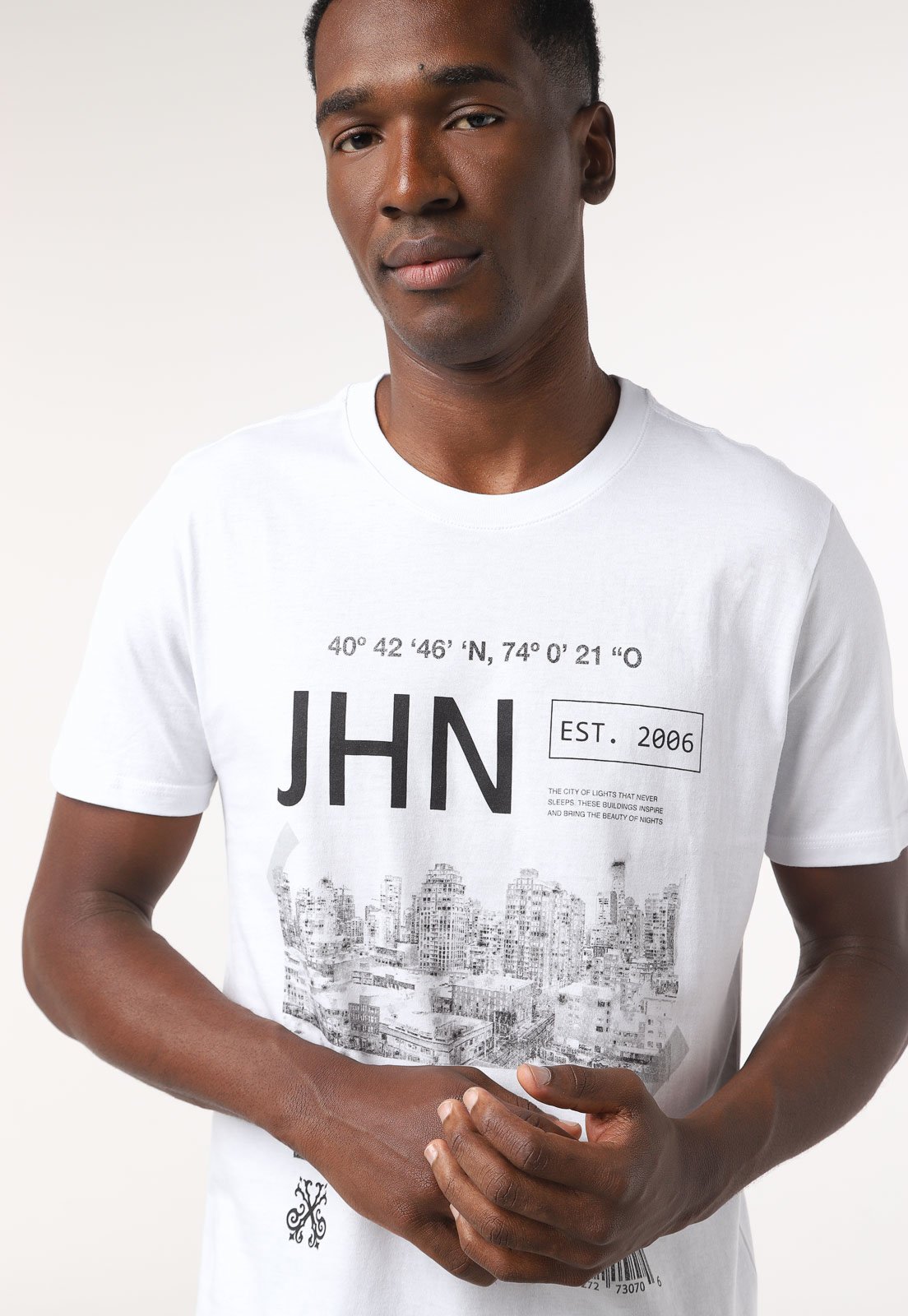 Camiseta John John City Branca - Compre Agora