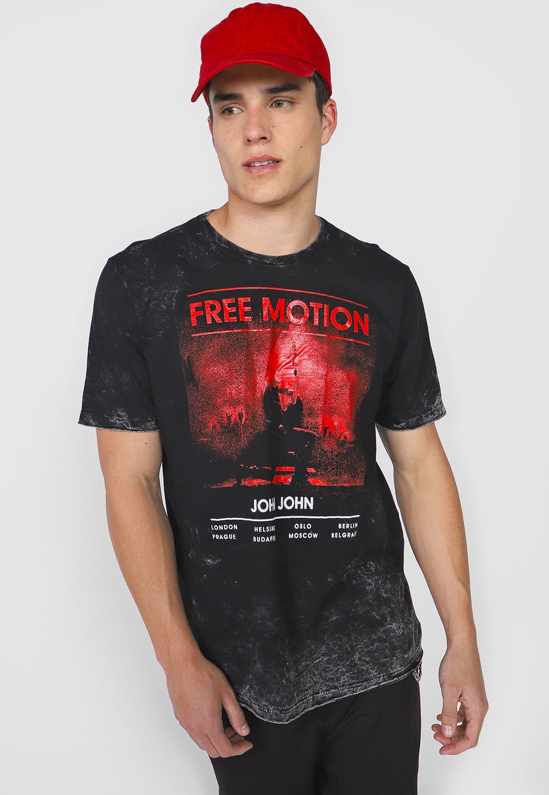 Camiseta John John Free Motion Preta - Compre Agora