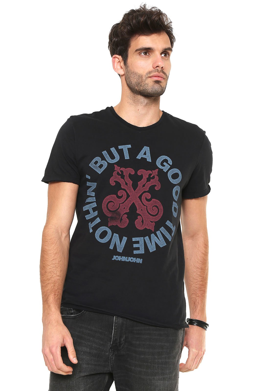 Camiseta John John Journey Preta - Compre Agora