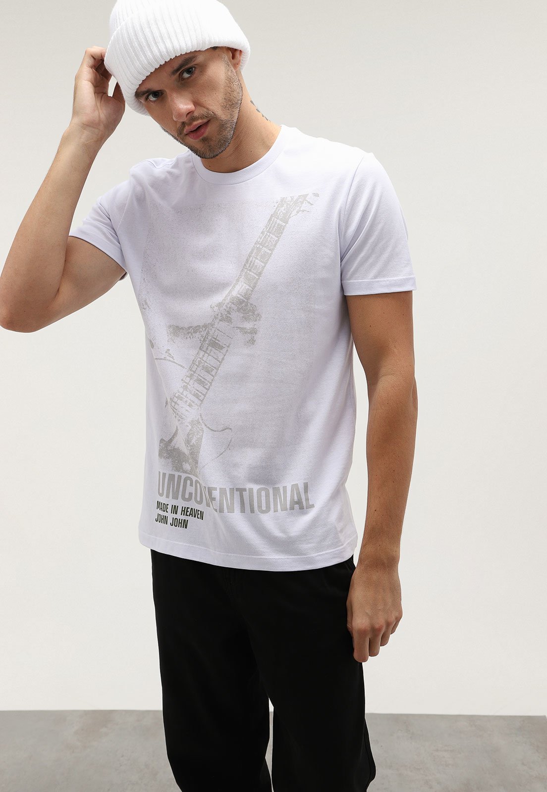 Camiseta John John Masculina Heaven Branca - Branco