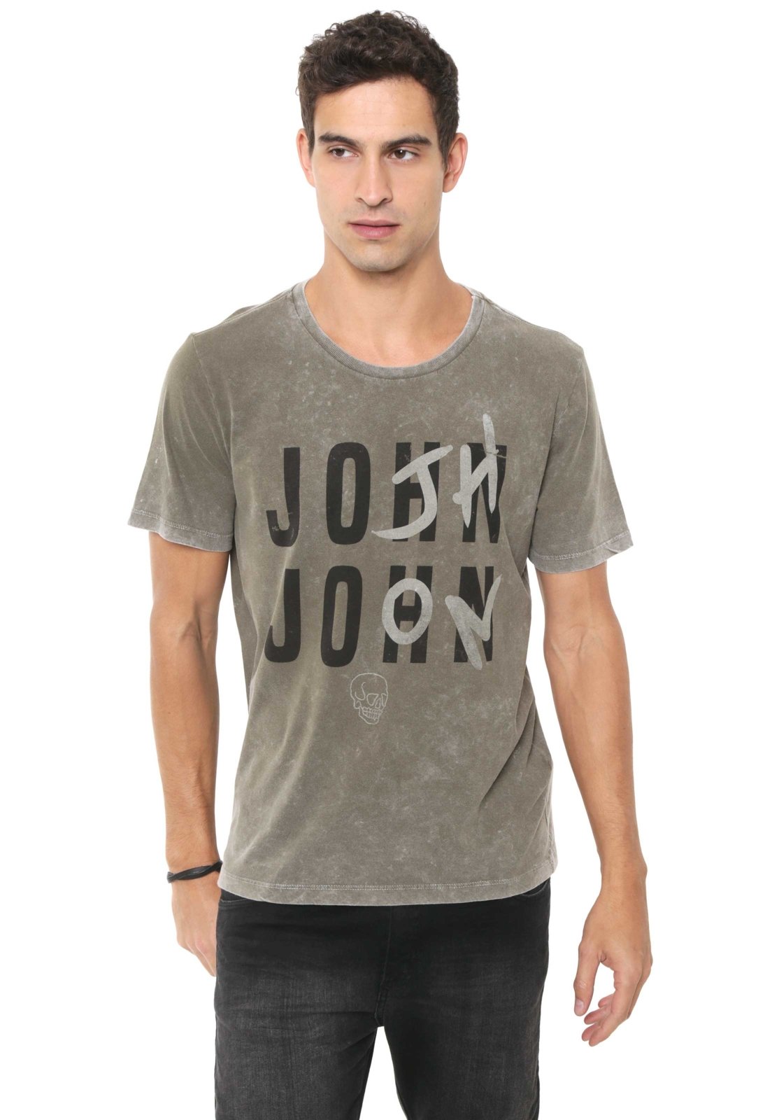 Camiseta John John Lettering Verde - Compre Agora