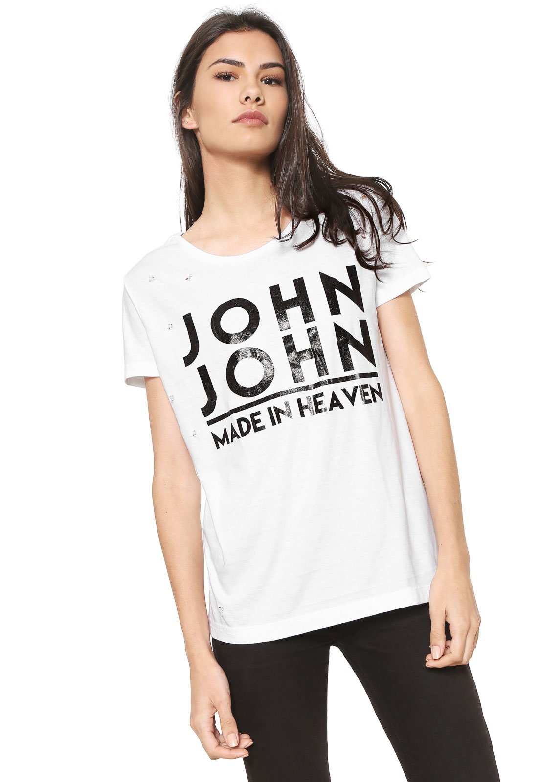 Camiseta John John Summer Soul Branca - Compre Agora
