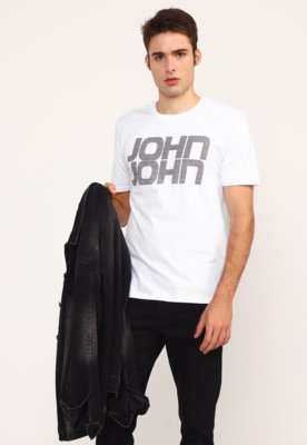 Camiseta John John Bolso Branca - Compre Agora