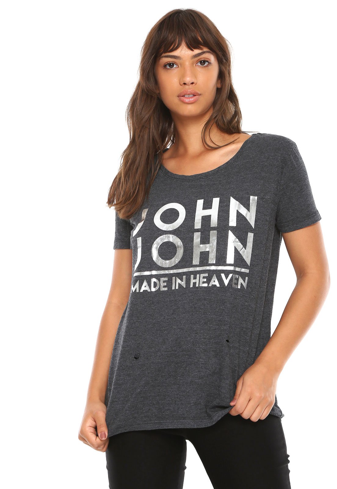 Camiseta John John, Camiseta Feminina John John Nunca Usado 88510083