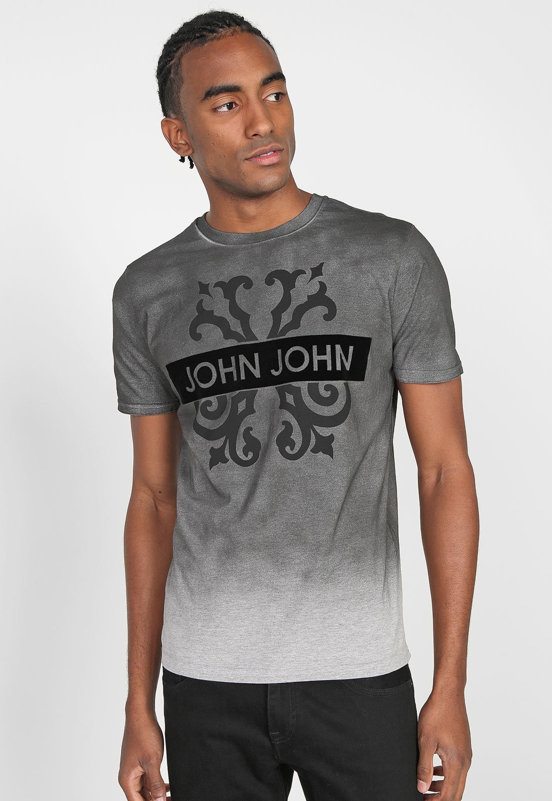 Camiseta John John Nova Tam P Original Logo em Silk Gel com Relevo Básica  Cor Preto, Camiseta Masculina John John Nunca Usado 92143591