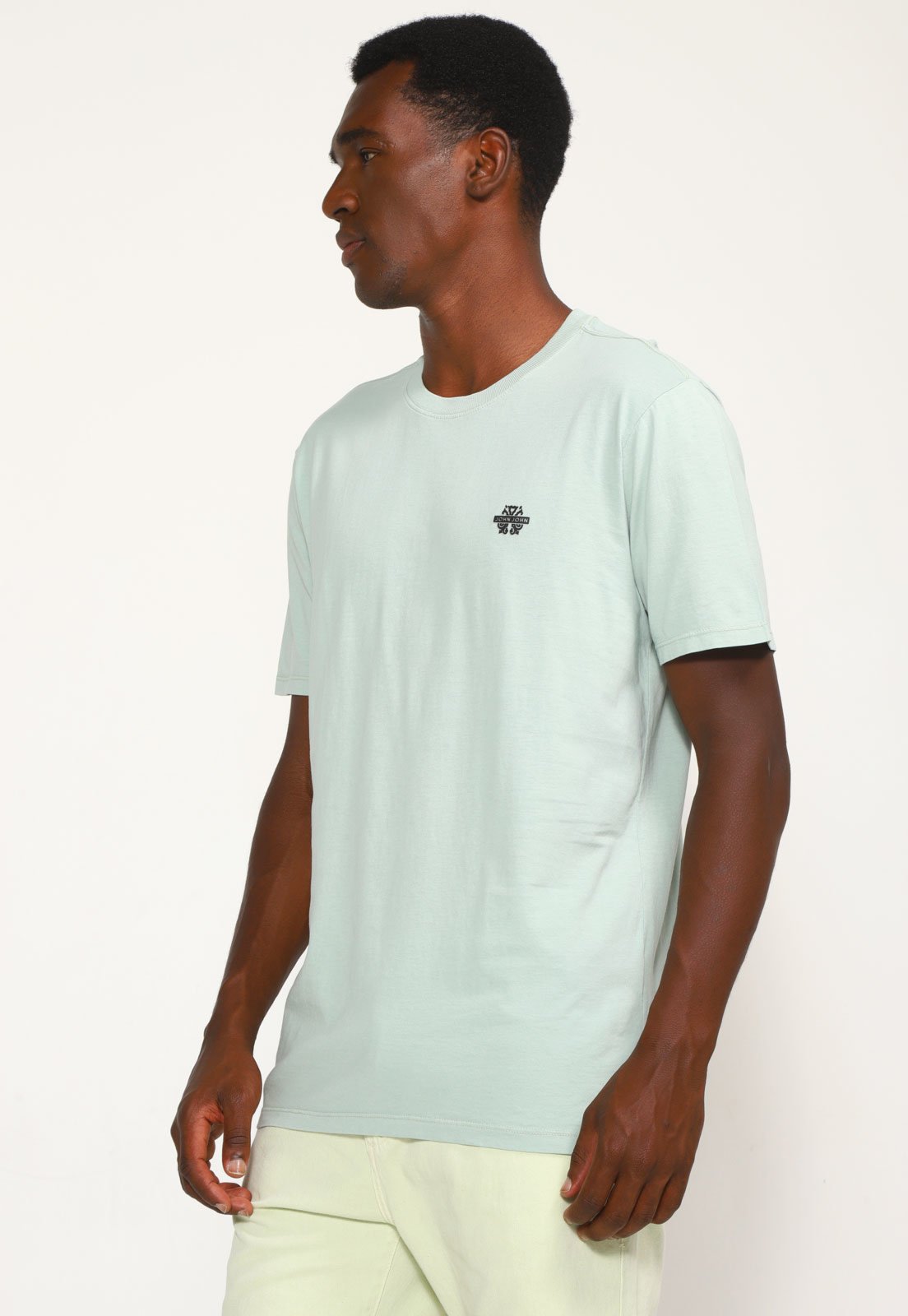 Camiseta John John Logo Verde - Compre Agora