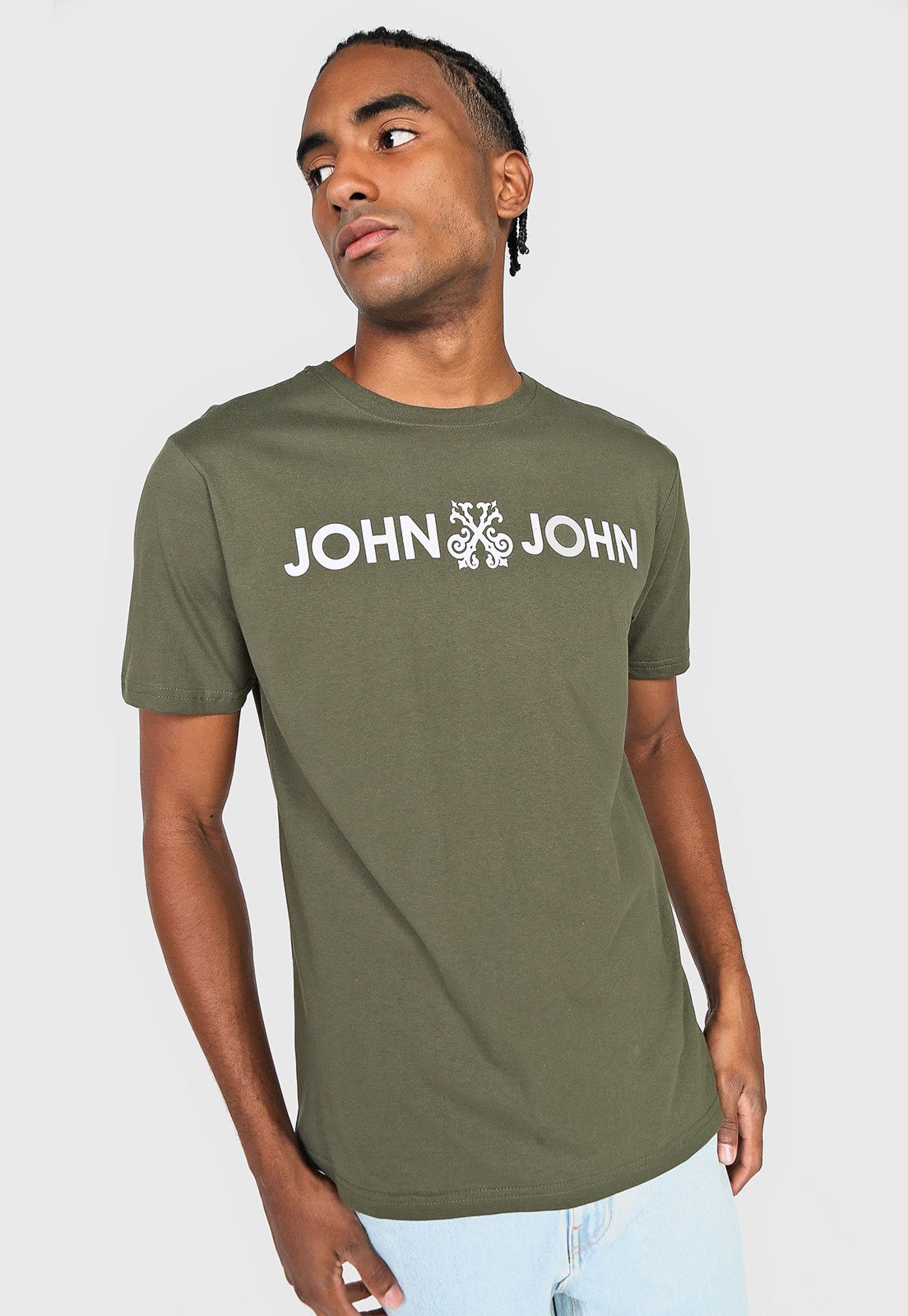 Camiseta John John Lettering Verde - Compre Agora